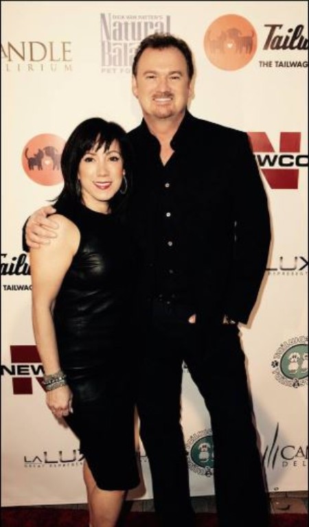 Lisa Laporta and Clive Pearse at an event